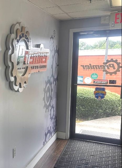 Front entrance of Alan Cox Premier Auto Care on Cobb Parkway North
